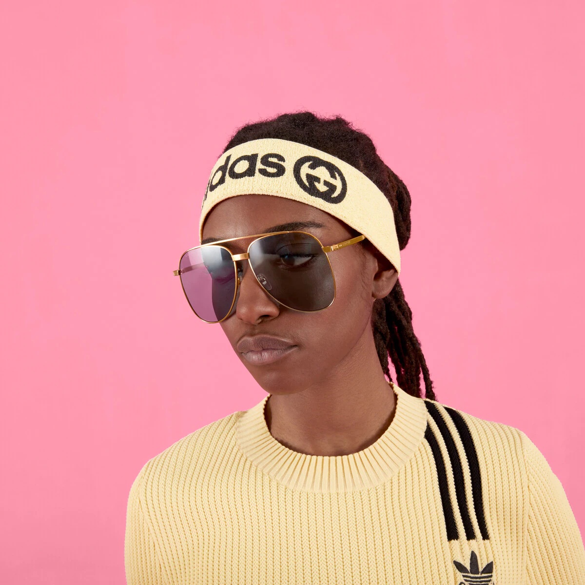 adidas x Gucci cotton sponge headband - 3