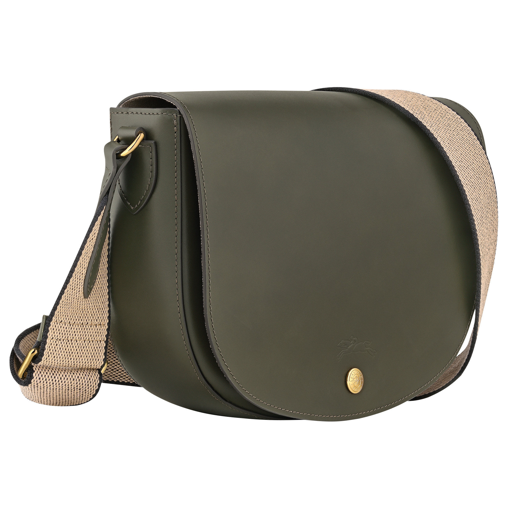 Épure M Crossbody bag Khaki - Leather - 3