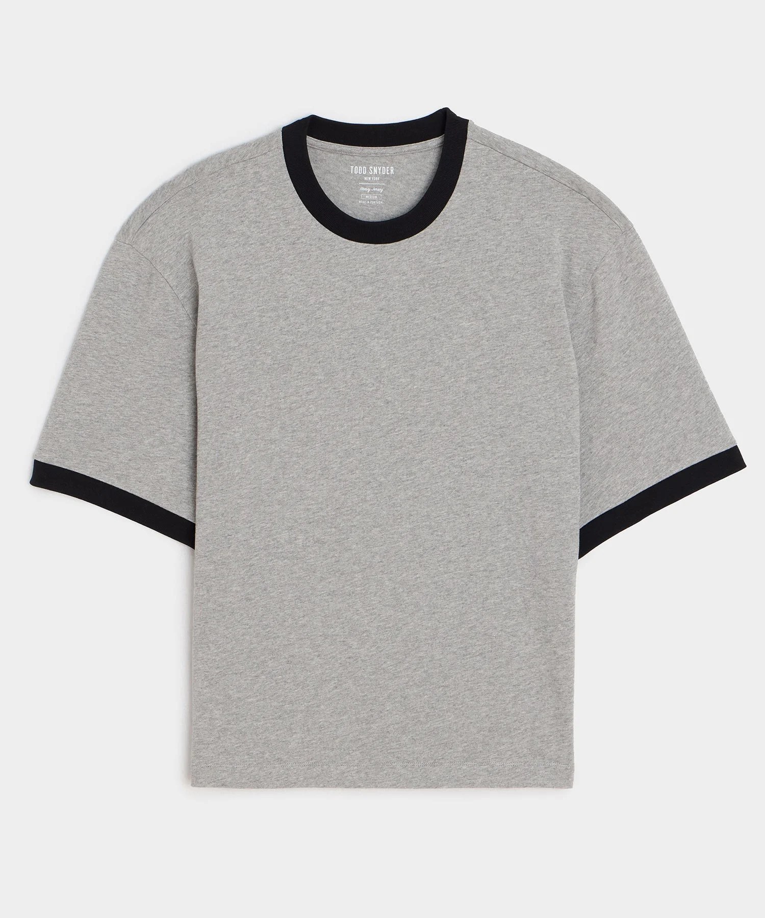 Boxy Jersey Ringer Tee - 1
