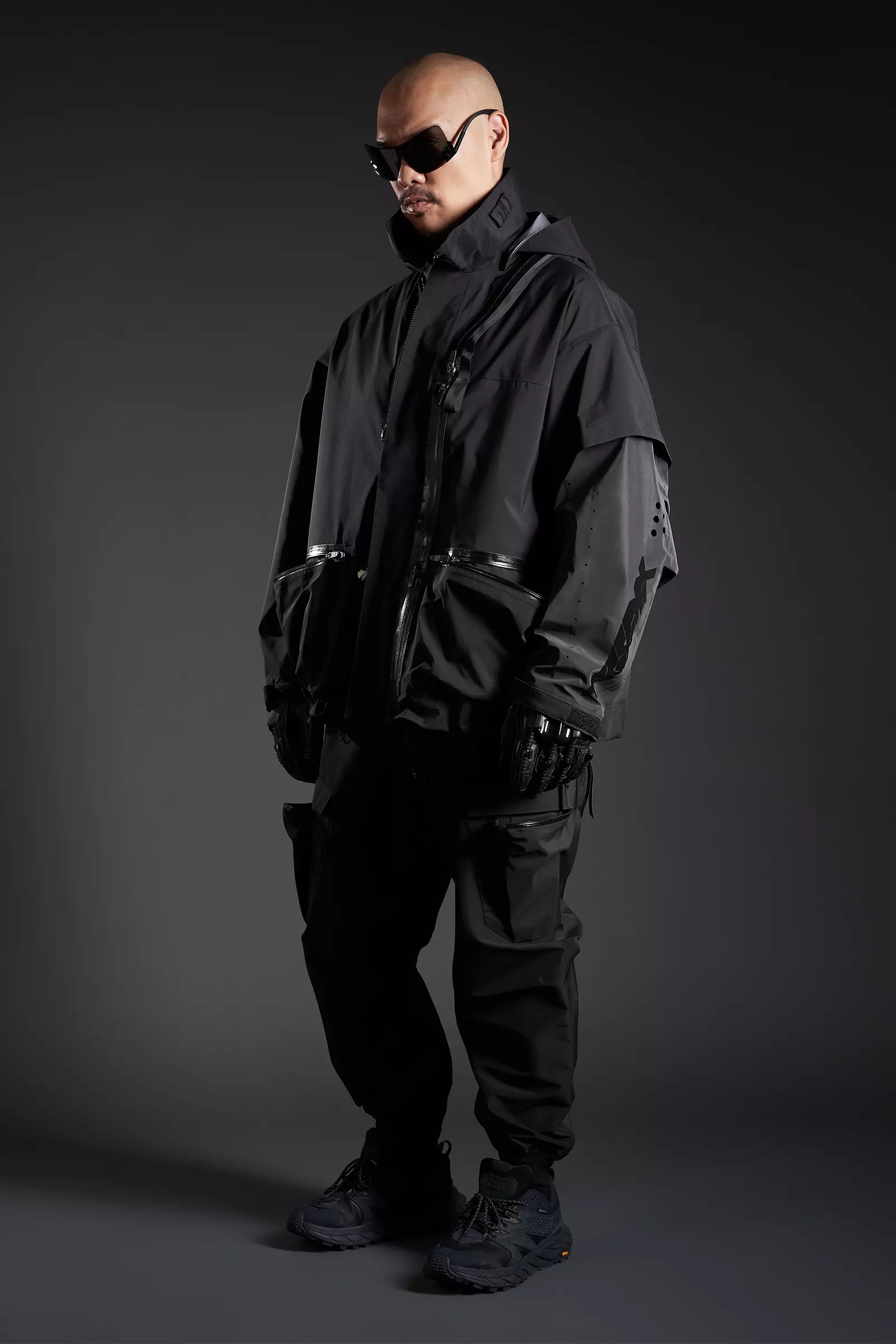 J115-GT 3L Gore-Tex Pro Interops Jacket Black/Black - 2