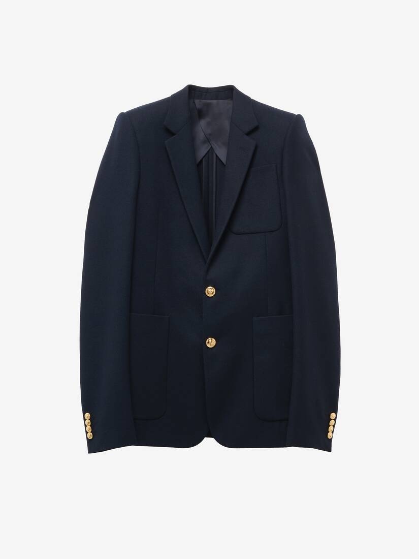 Single-breasted Tailored Jacket - 1