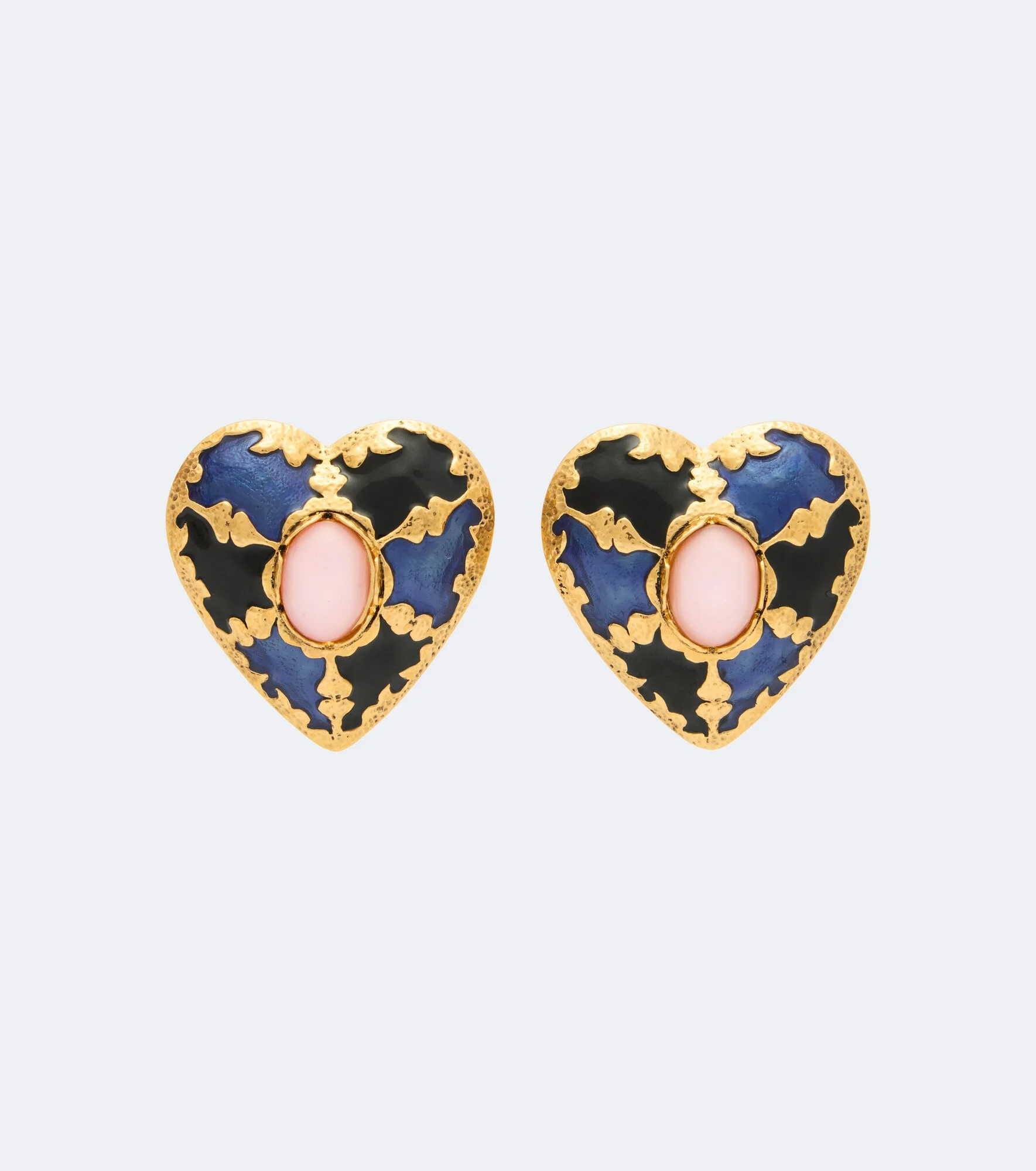 Embellished clip-on earrings - 1