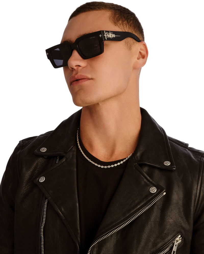 Ksubi THE KINGY SUNGLASSES BLACK SILVER outlook