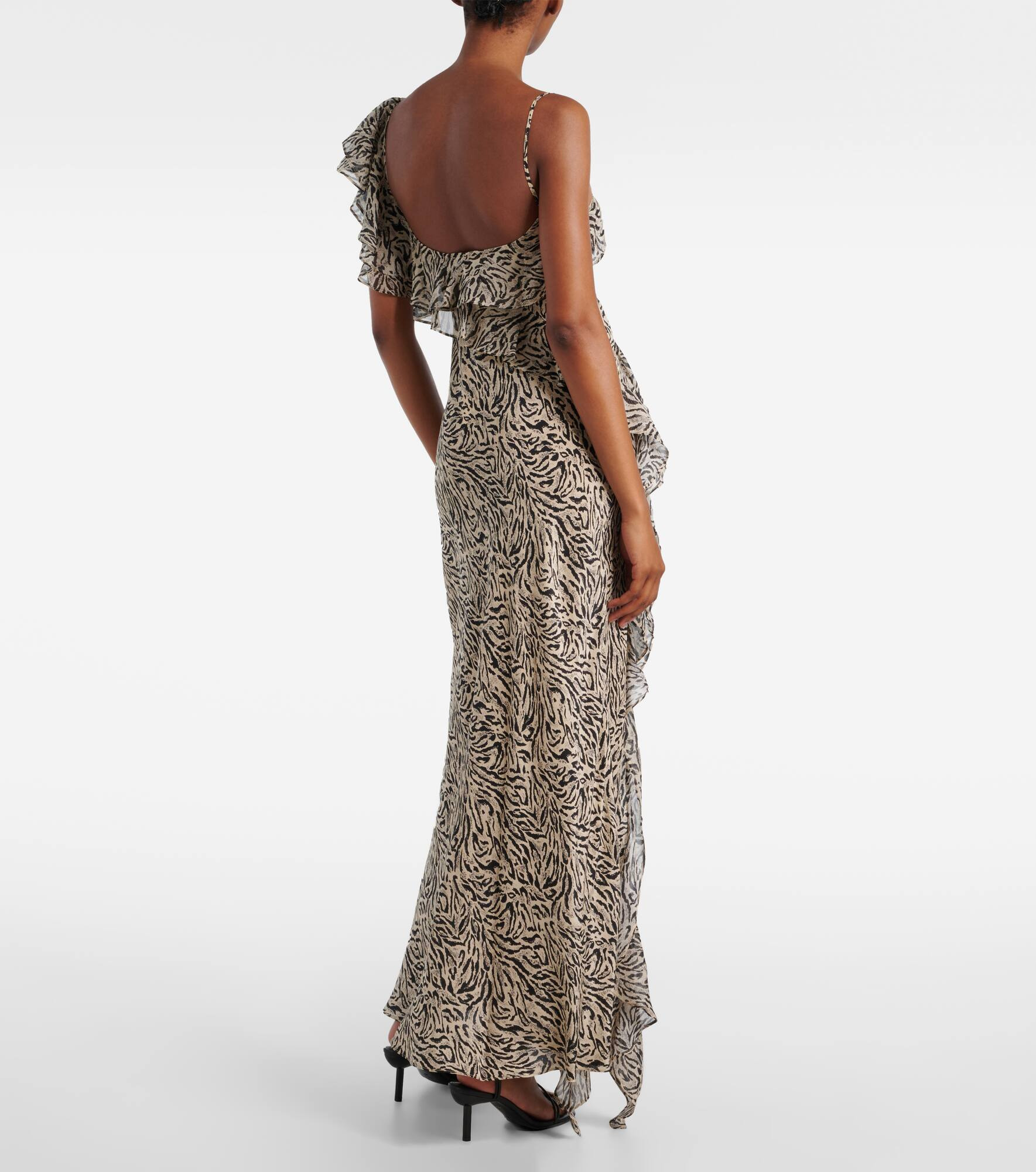 Ester silk crêpe de chine maxi dress - 3
