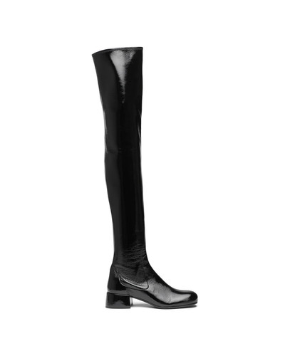 Prada Technical patent leather boots outlook