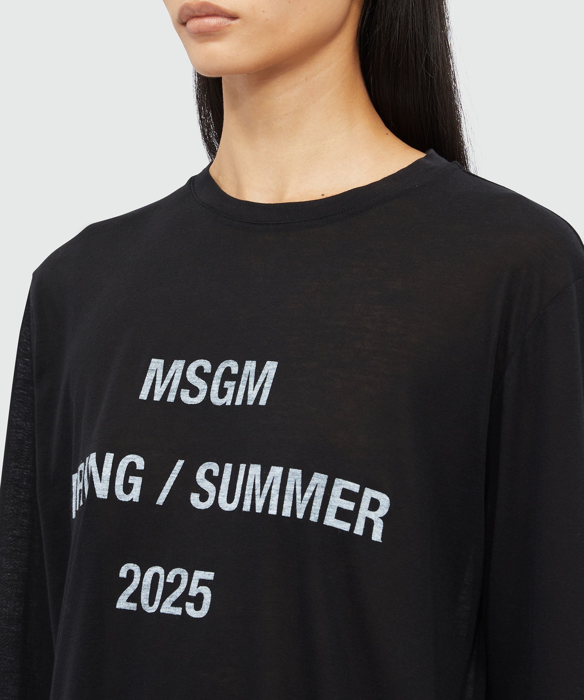 T-shirt "MSGM Spring Summer 2025" quote - 5
