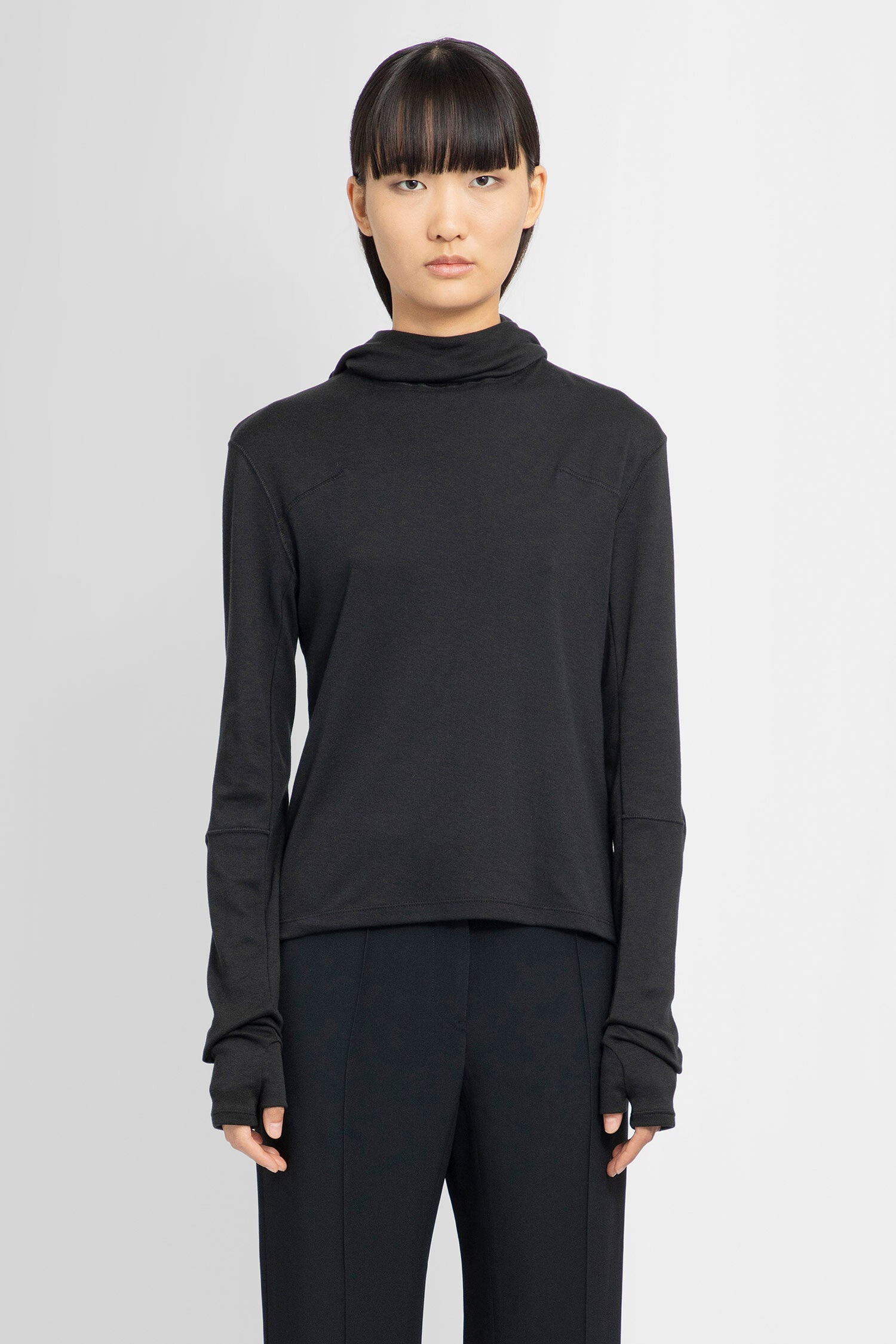 UNDERCOVER UNDERCOVER WOMAN BLACK T-SHIRTS | antonioli | REVERSIBLE