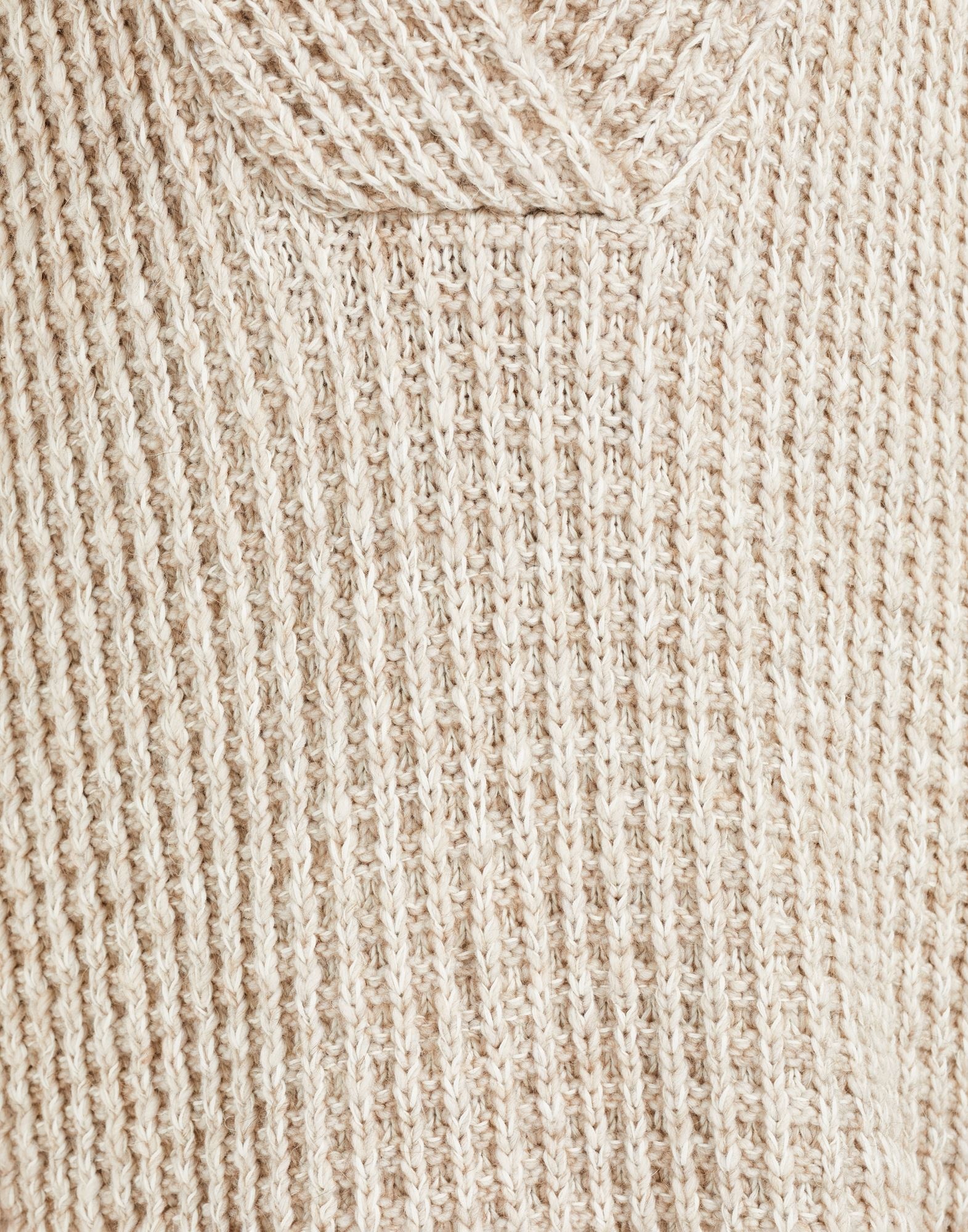 Waffle knit sleeveless sweater - 6