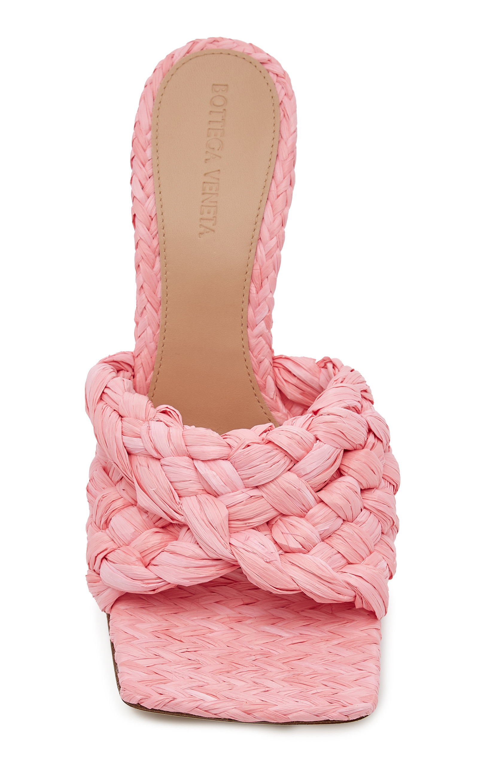 Stretch Raffia Sandals pink - 4