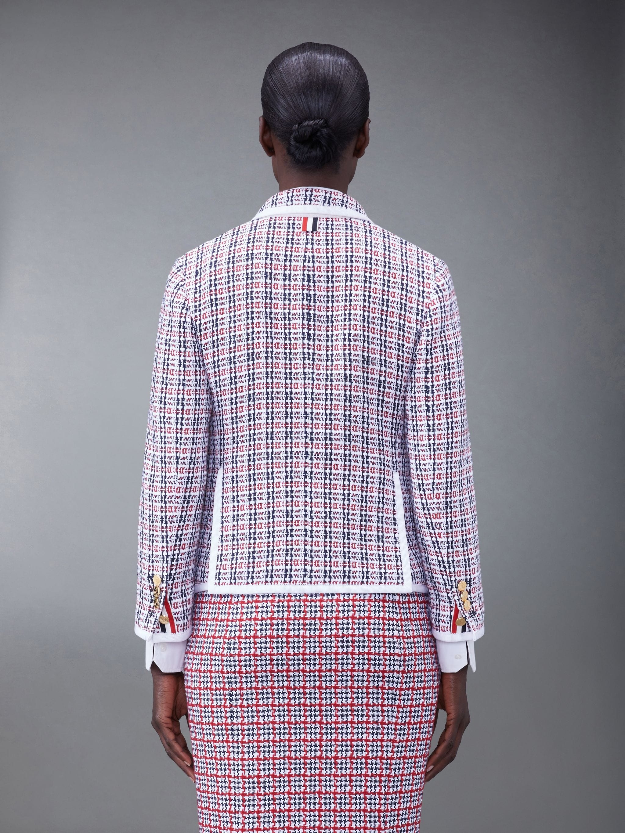 Check Crochet Tweed Slim Fit Sport Coat - 2