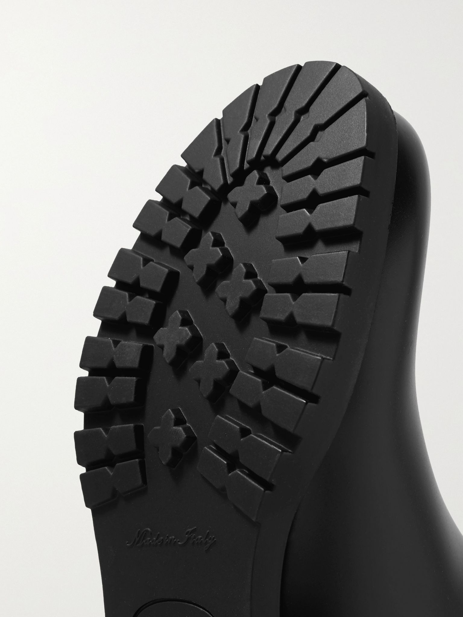 Ginette quilted nylon and rubber rain boots Black - 4