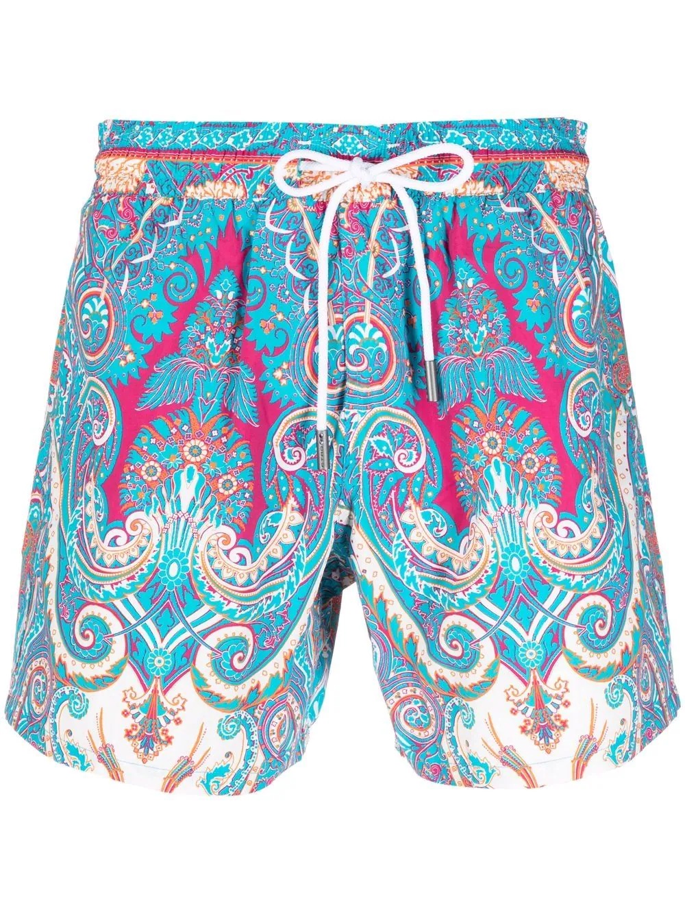 paisley-print swim shorts - 1