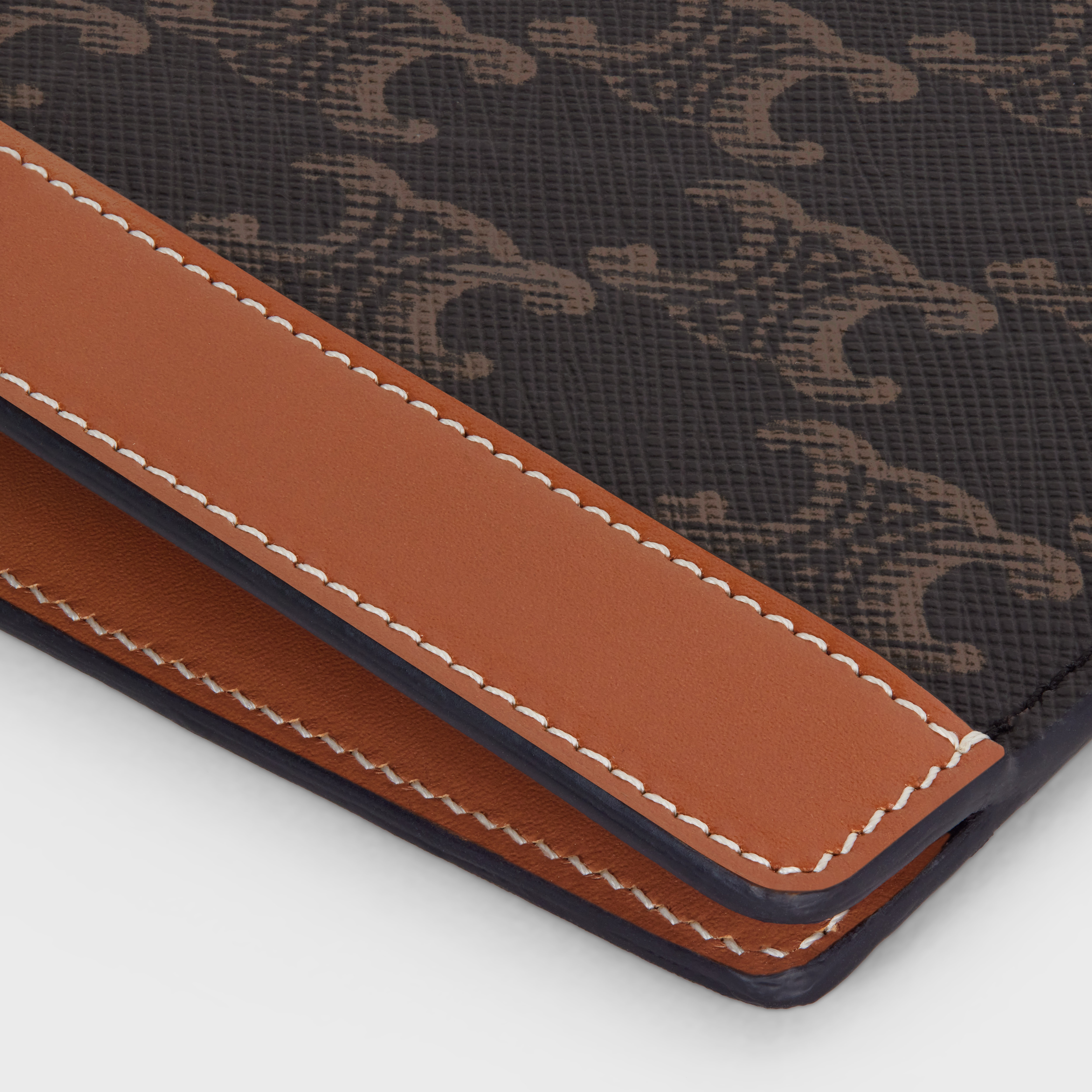 laptop sleeve 16" in Triomphe Canvas and Calfskin - 4