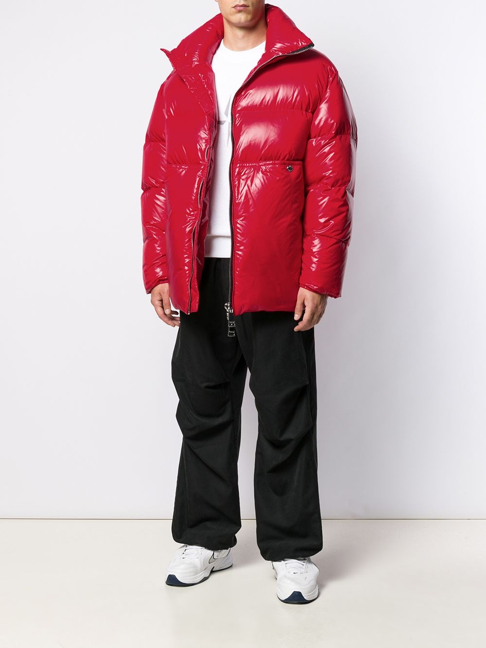 loose-fit padded coat - 2