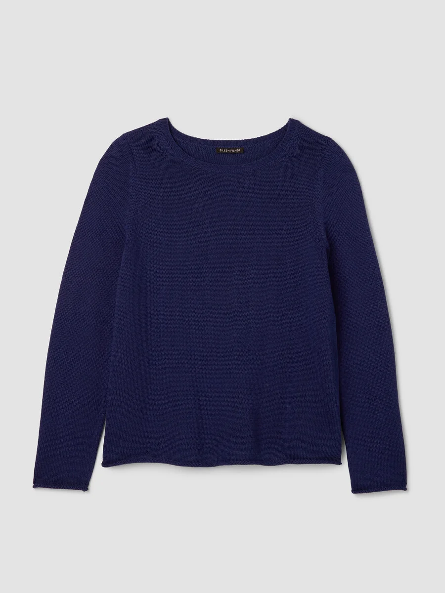 Peruvian Cotton Blend Bateau Neck Top - 1