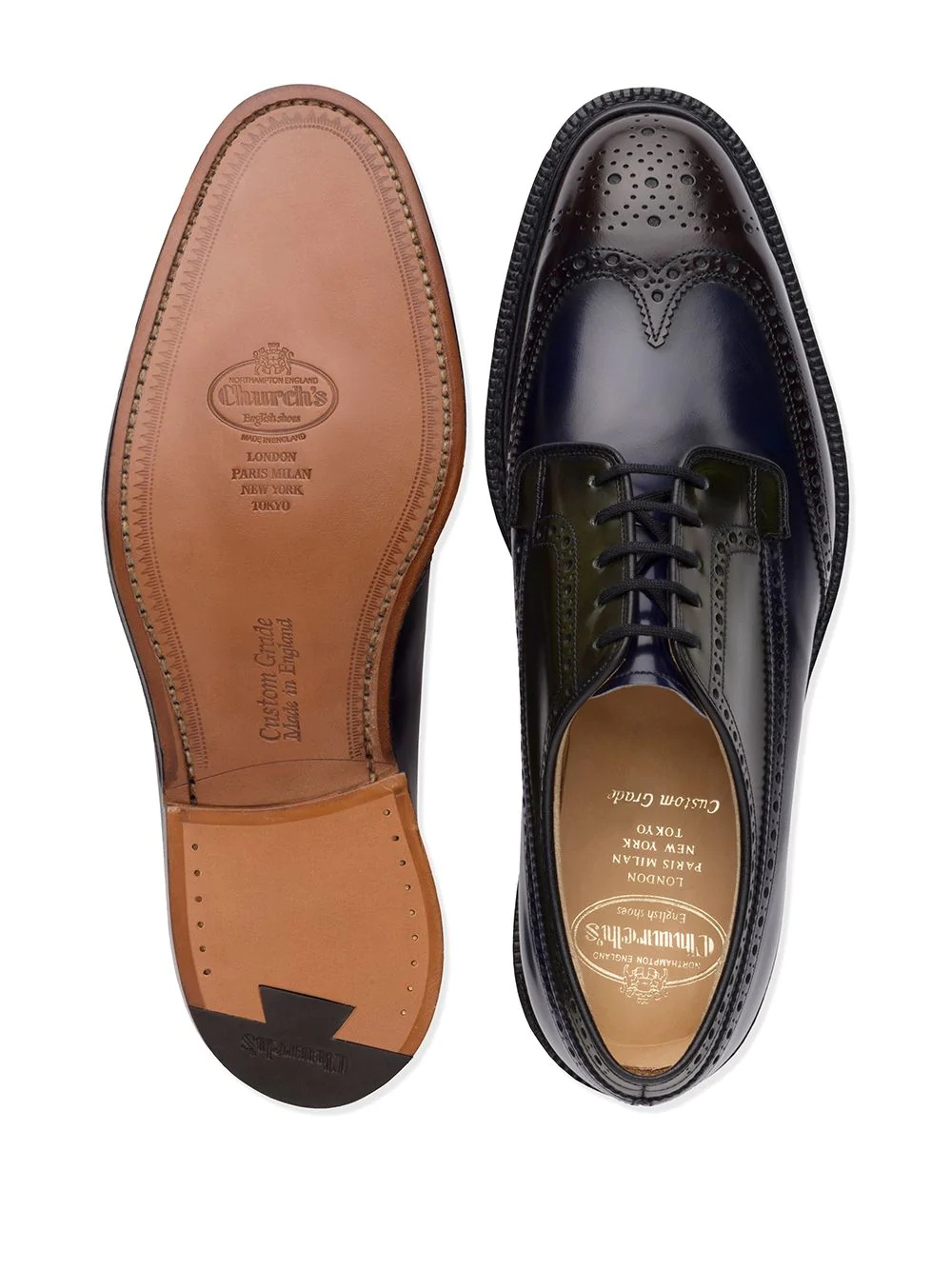 Grafton polished brogues - 3