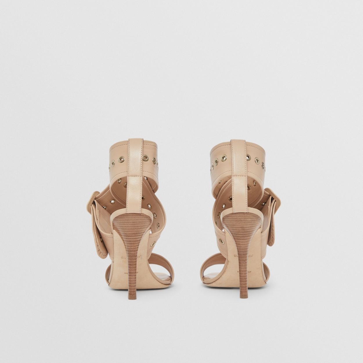 Buckled Strap Lambskin Stiletto-heel Sandals - 6
