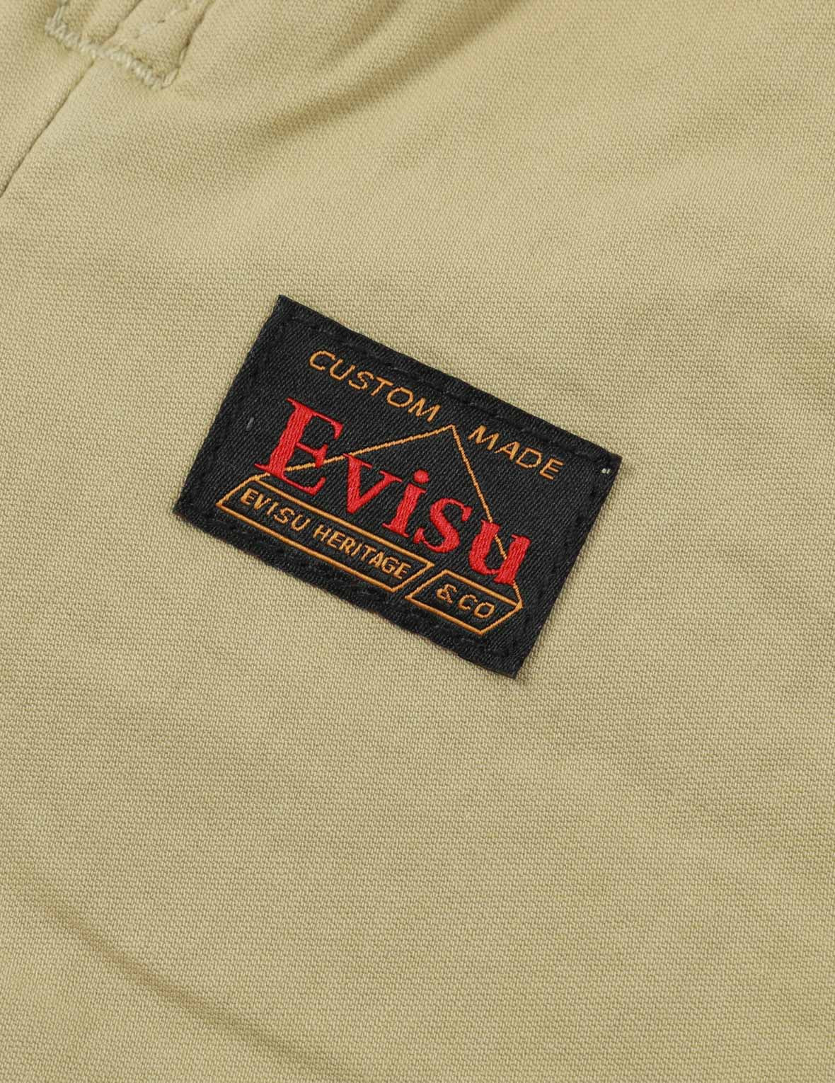 KAMON AND SLOGAN EMBROIDERY LOOSE FIT PANTS - 9