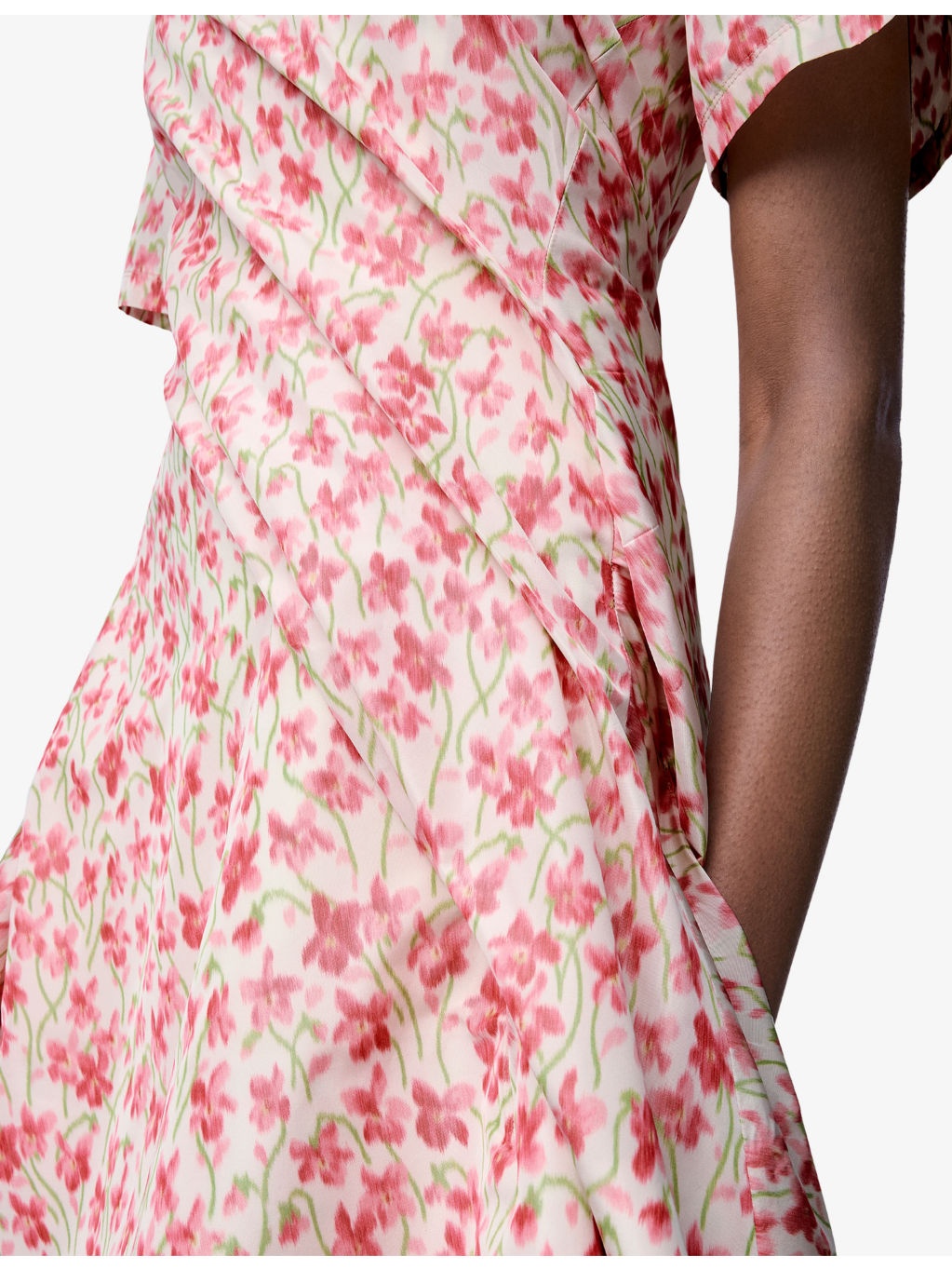 Floral-Print Twisted Woven Mini Dress - 4