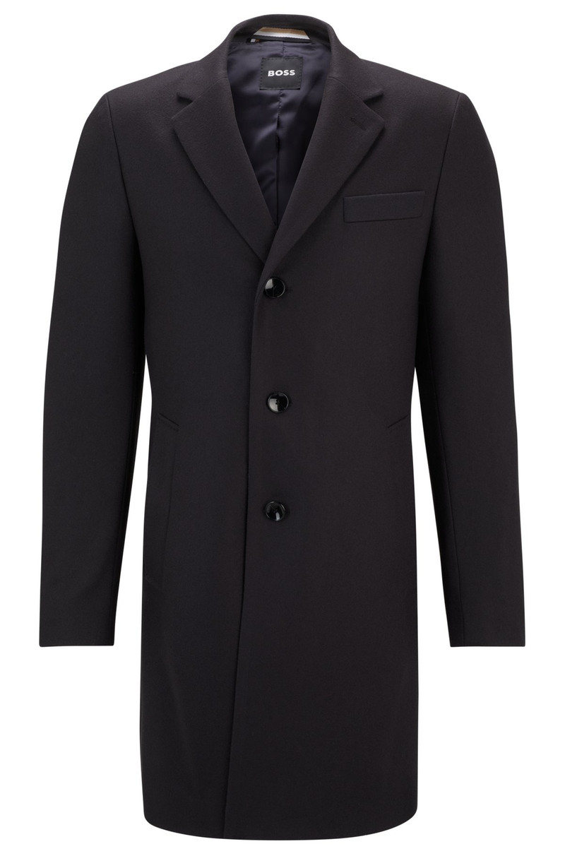 SLIM-FIT COAT IN A VIRGIN-WOOL BLEND 1