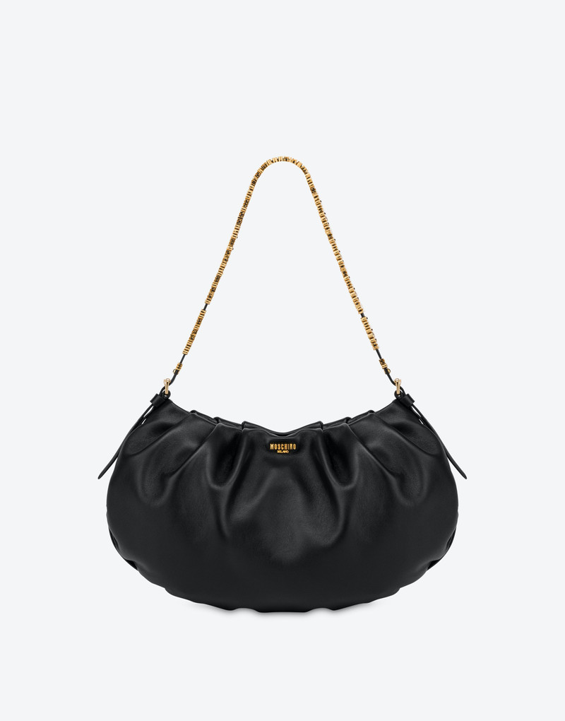 MINI LETTERING NAPPA LEATHER HOBO BAG 1