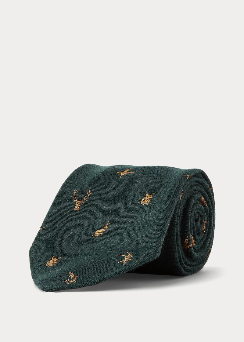 RRL by Ralph Lauren Handmade Wool-Silk Jacquard Tie outlook