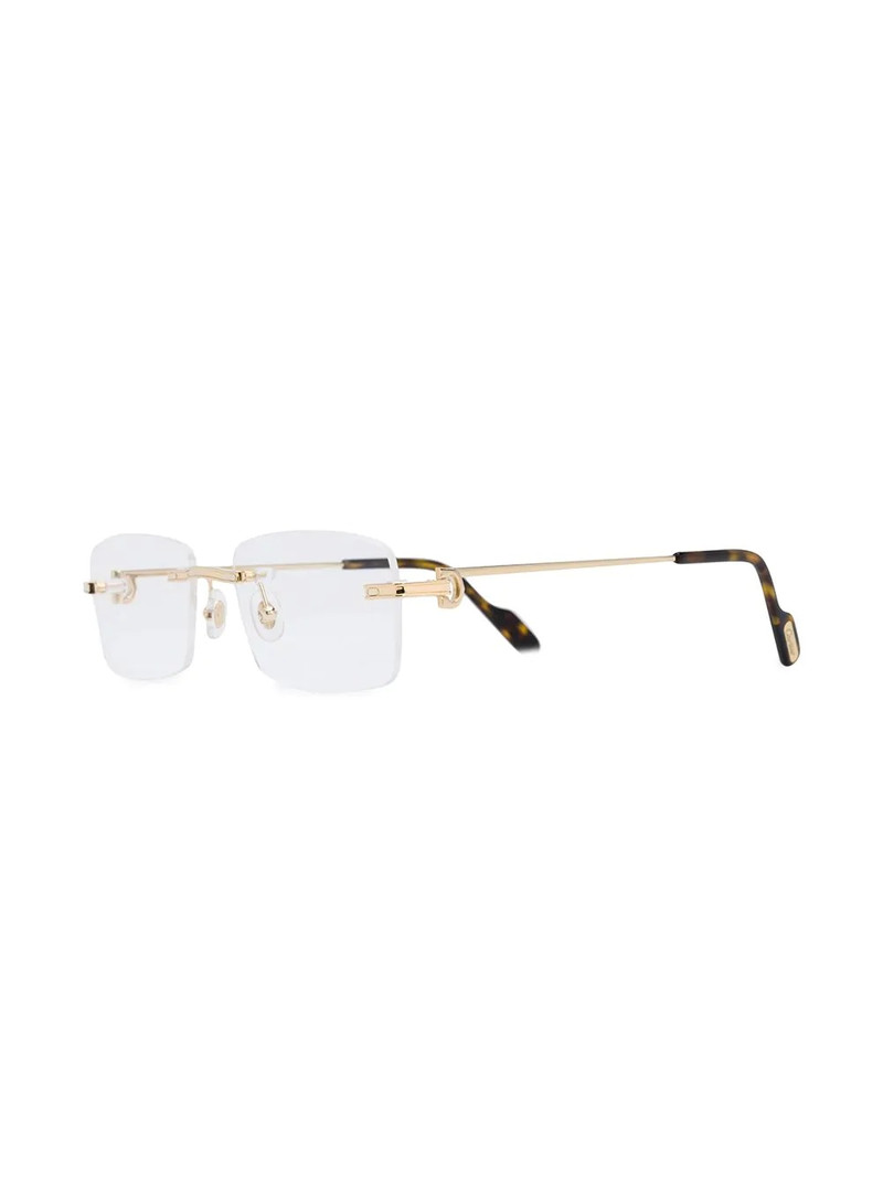 Cartier Première de Cartier rectangular-frame glasses outlook