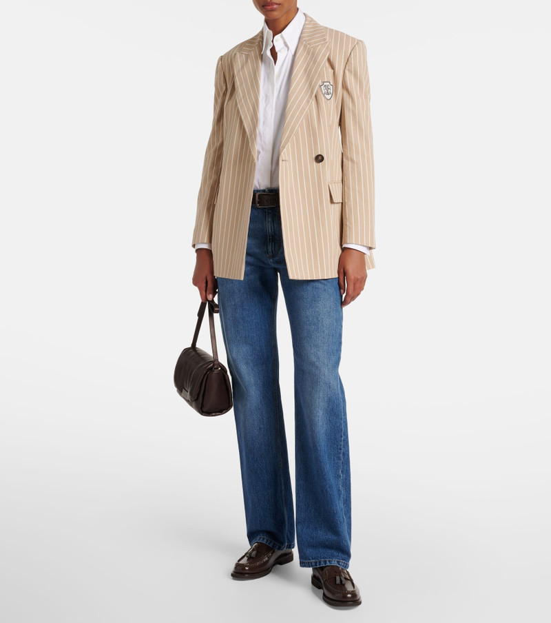 Brunello Cucinelli Cotton and silk blazer outlook