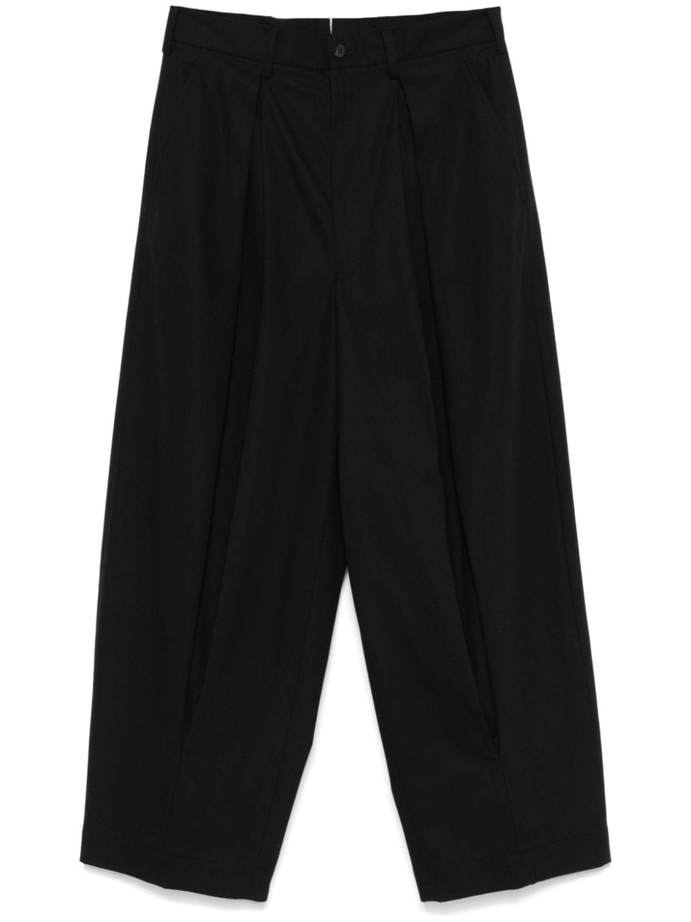 inverted-pleat trousers - 1