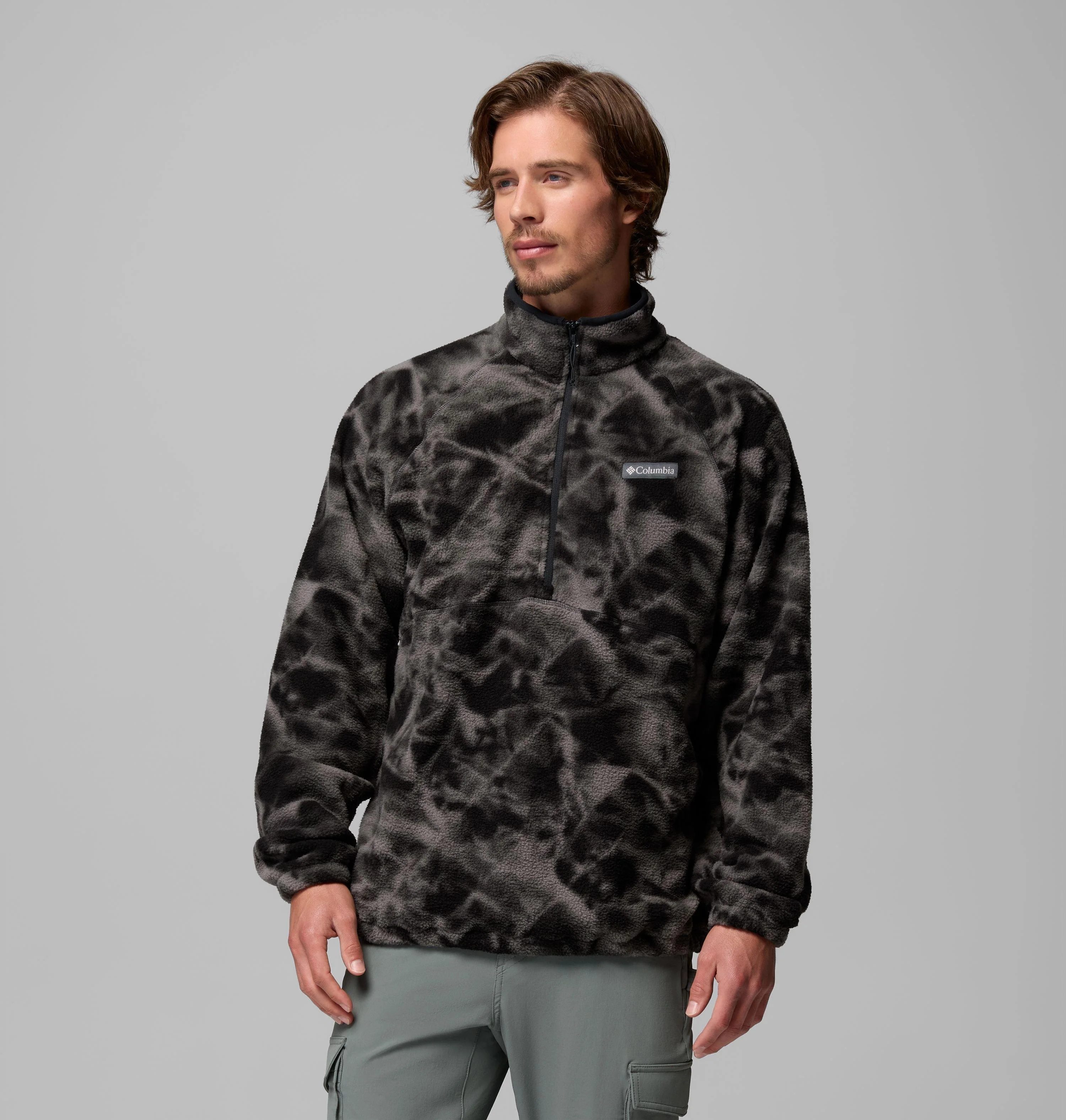 Men's Timber Crest MTR Fleece Printed Half Zip - 1