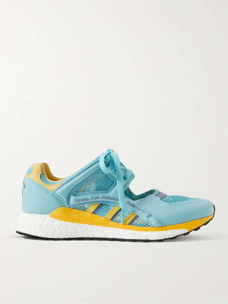 + Human Made Cutout Mesh and Canvas Sneakers - 1