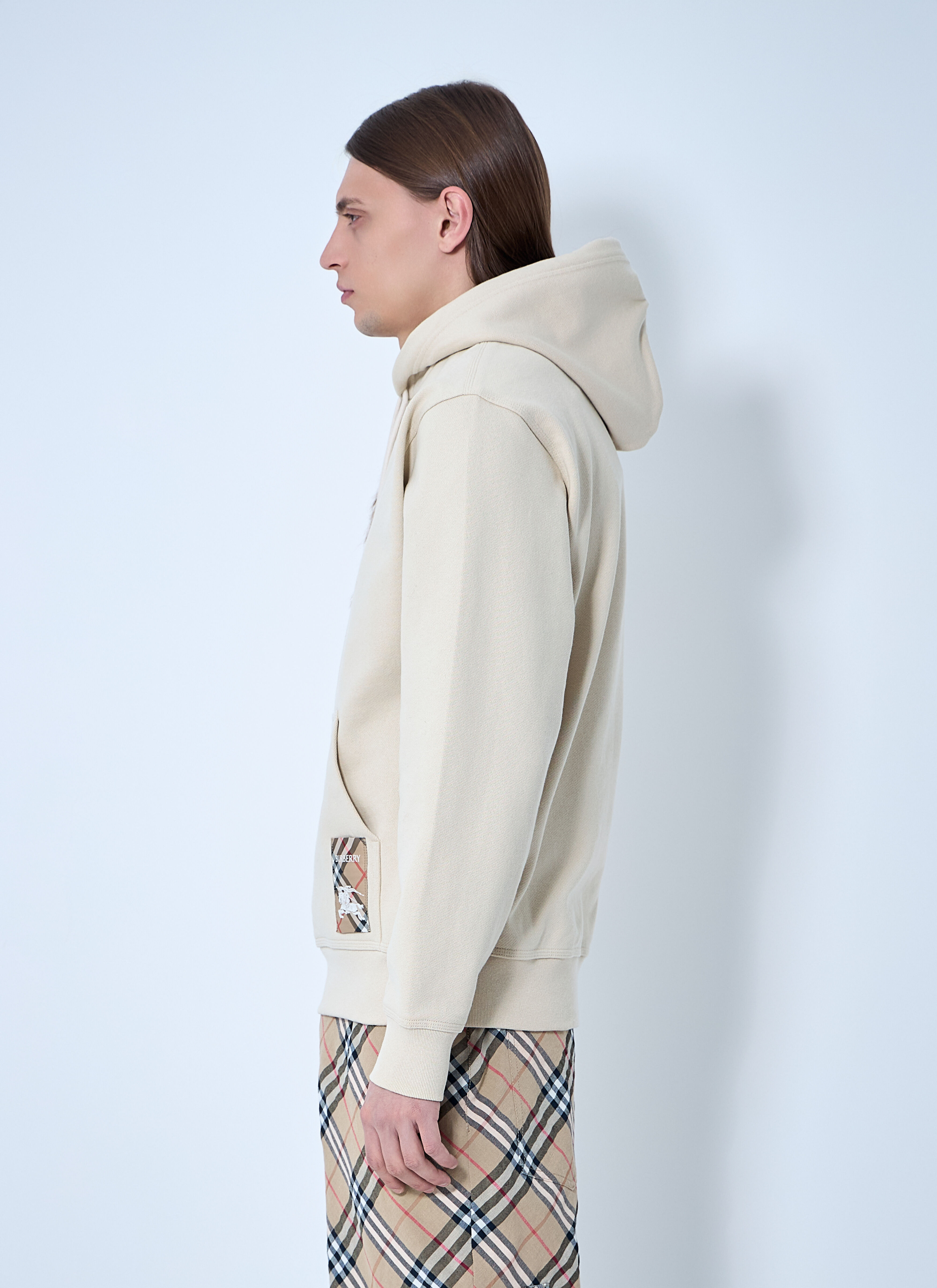 Logo Patch Hooded Sweatshirt - 3