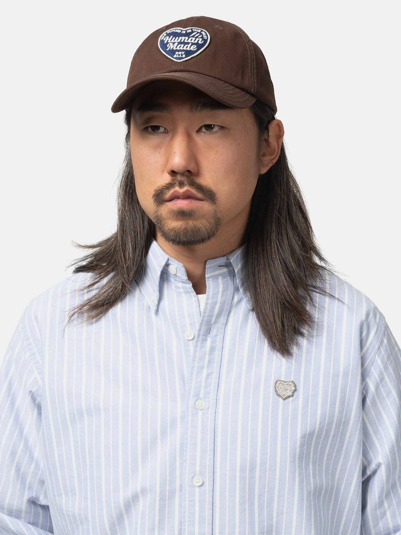 Human Made 6Panel Twill Cap Brown outlook