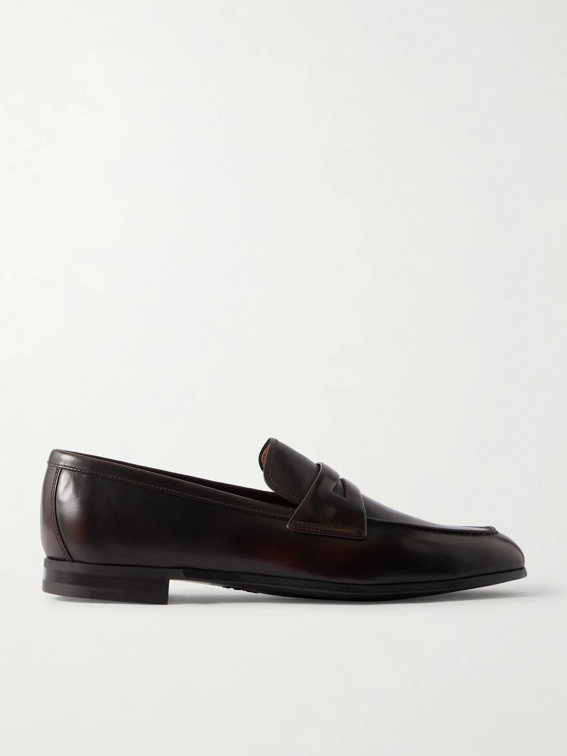 Milton Leather Penny Loafers - 1