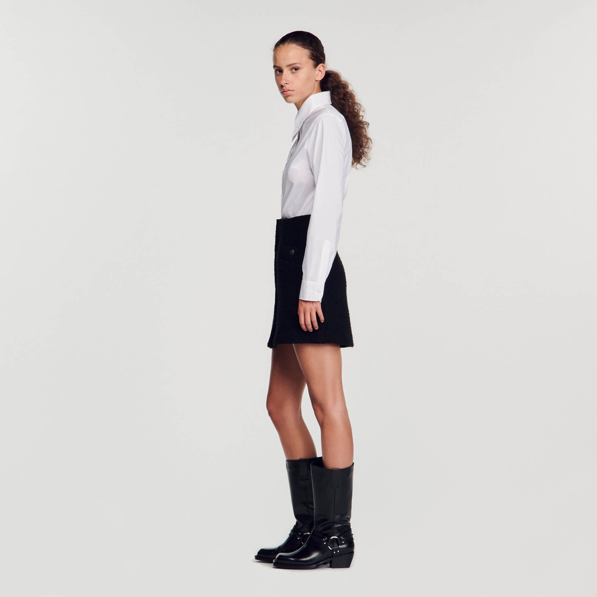 SHORT SKIRT WITH BUTTONS - 7