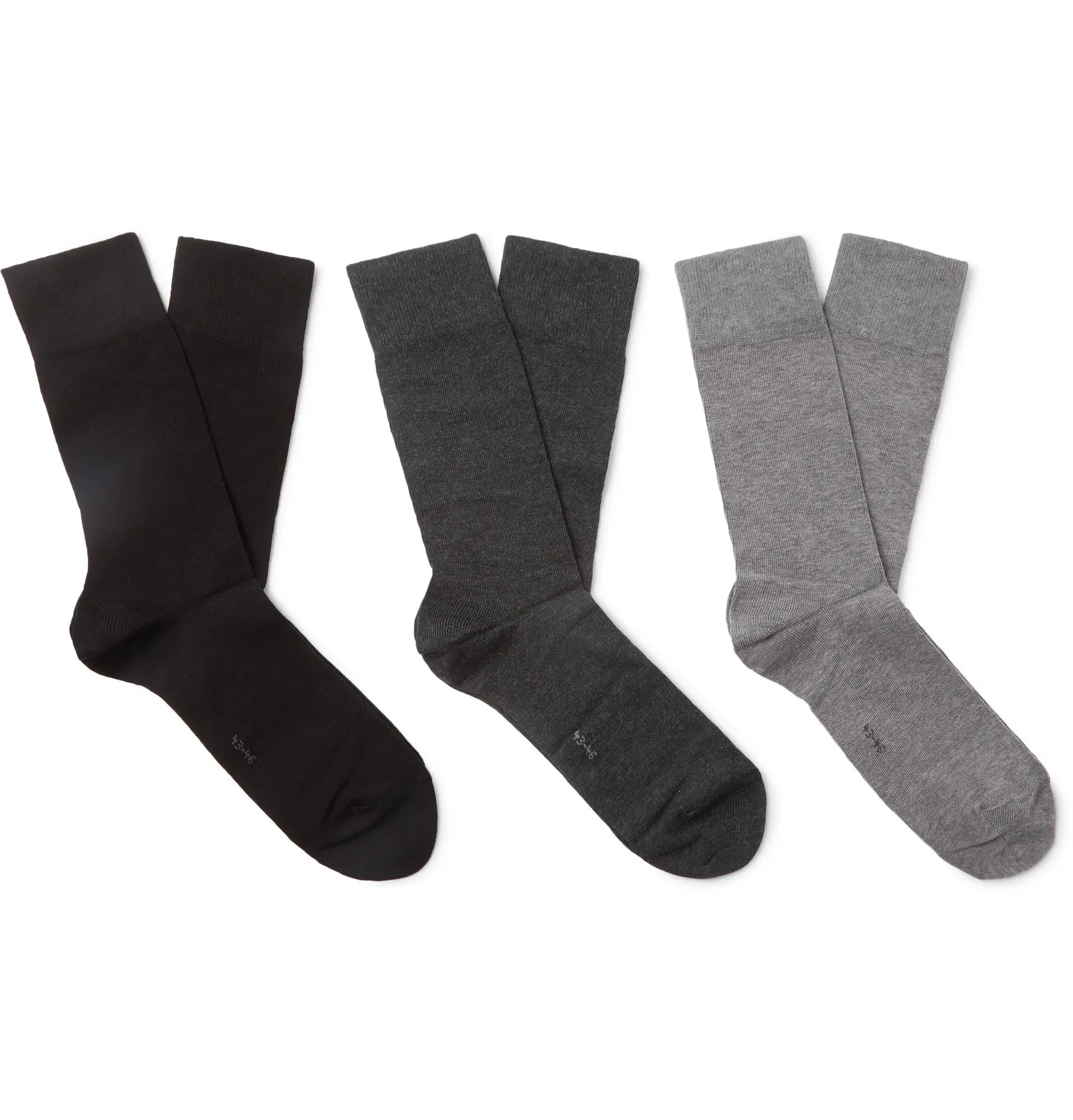 Happy Three-Pack Cotton-Blend Socks - 1