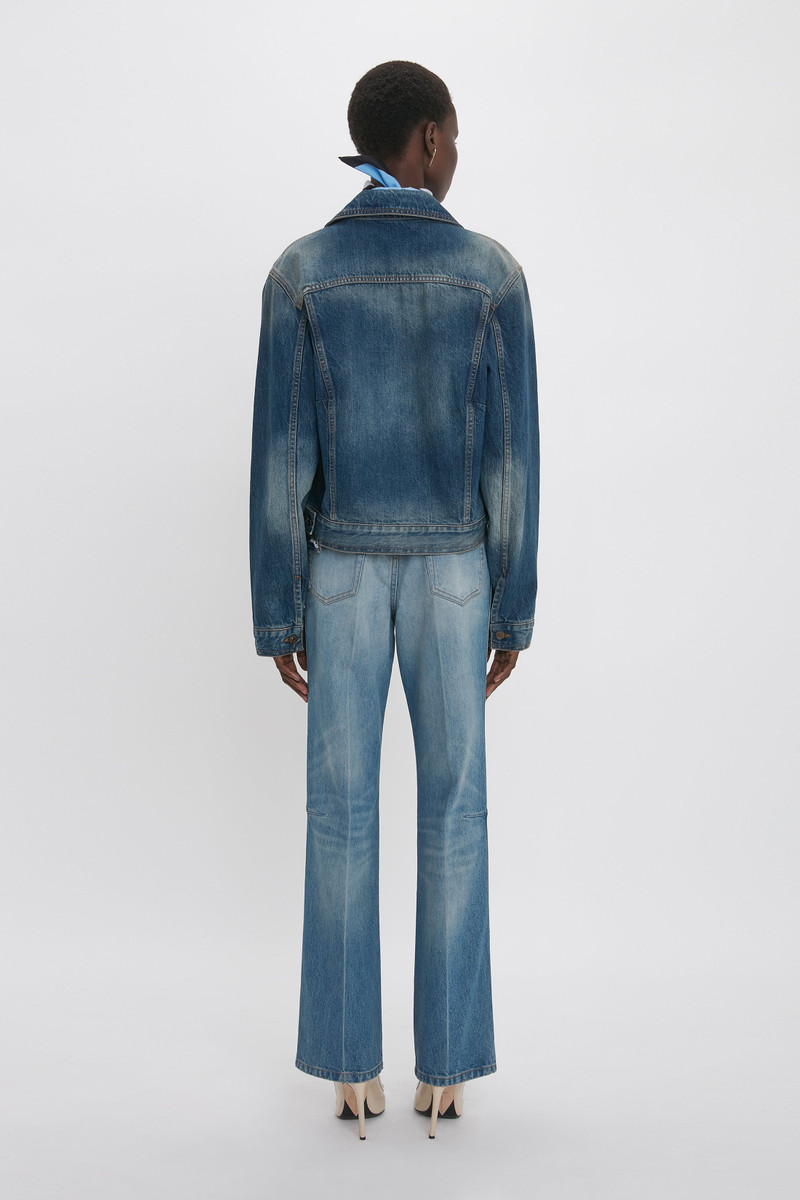 Relaxed Flared Jean In Broken Vintage Wash 4