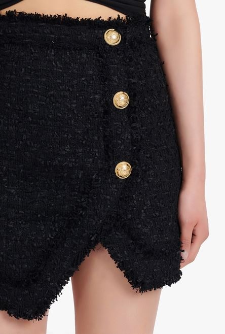 Black tweed skirt - 5