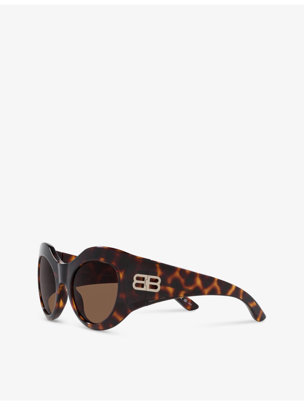 BB0256S cat-eye tortoiseshell acetate sunglasses - 3