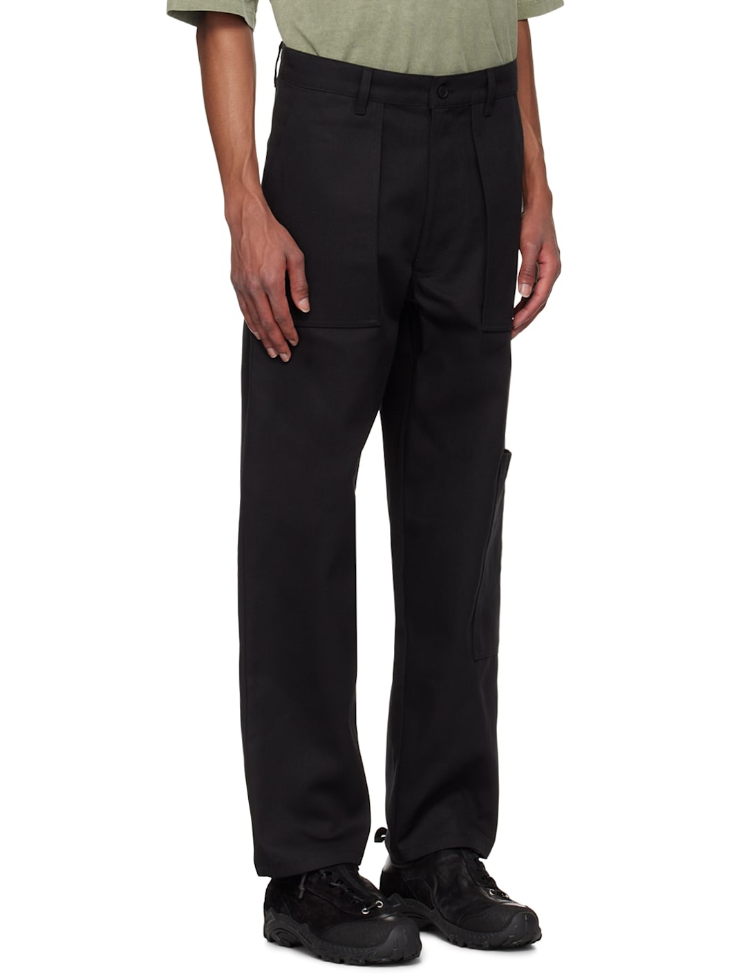 Black Console Trousers - 2