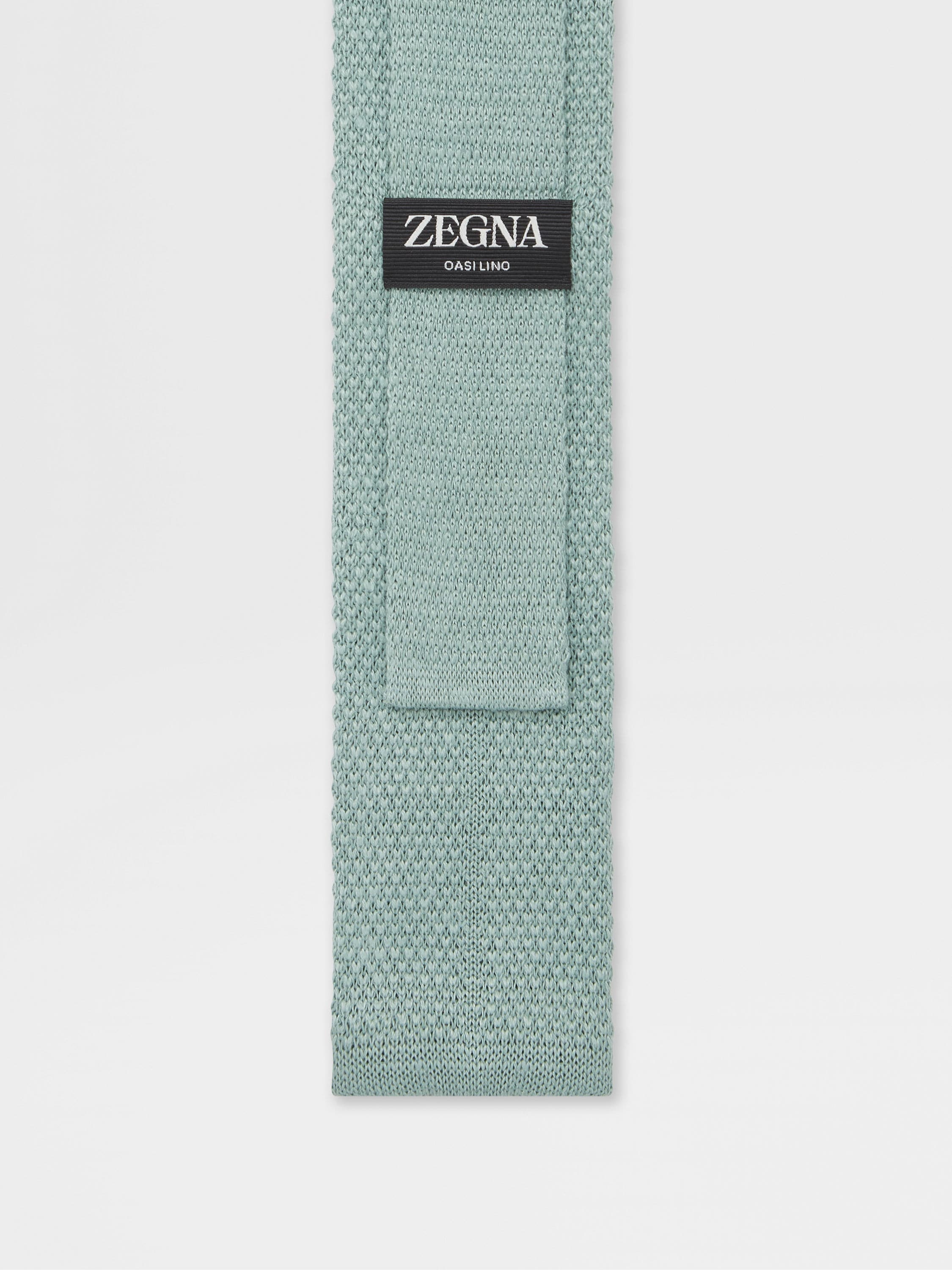 LIGHT GREEN OASI LINO TIE - 3