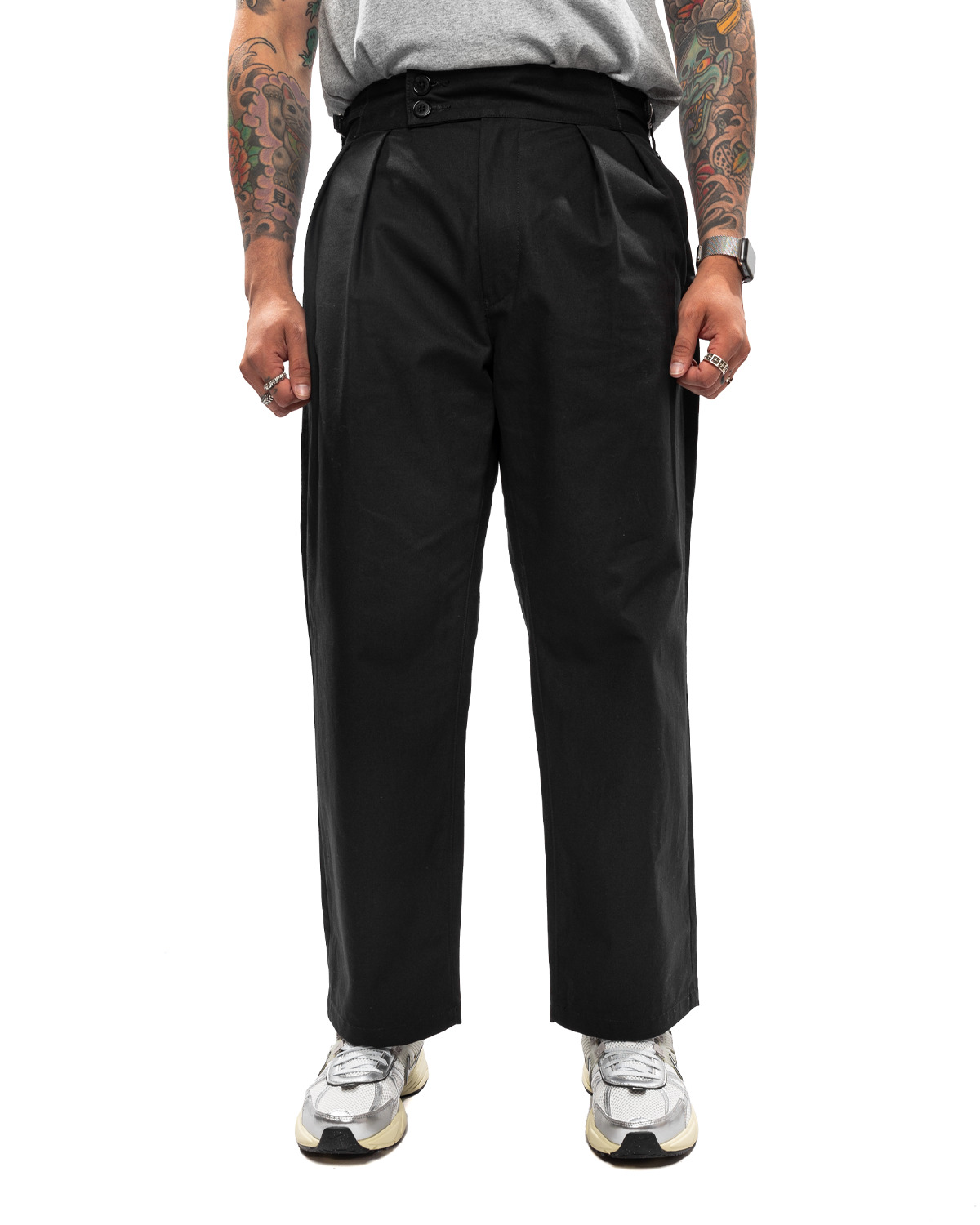 Lez / Gluca / Trousers / Cotton. CNVS. Black - 1