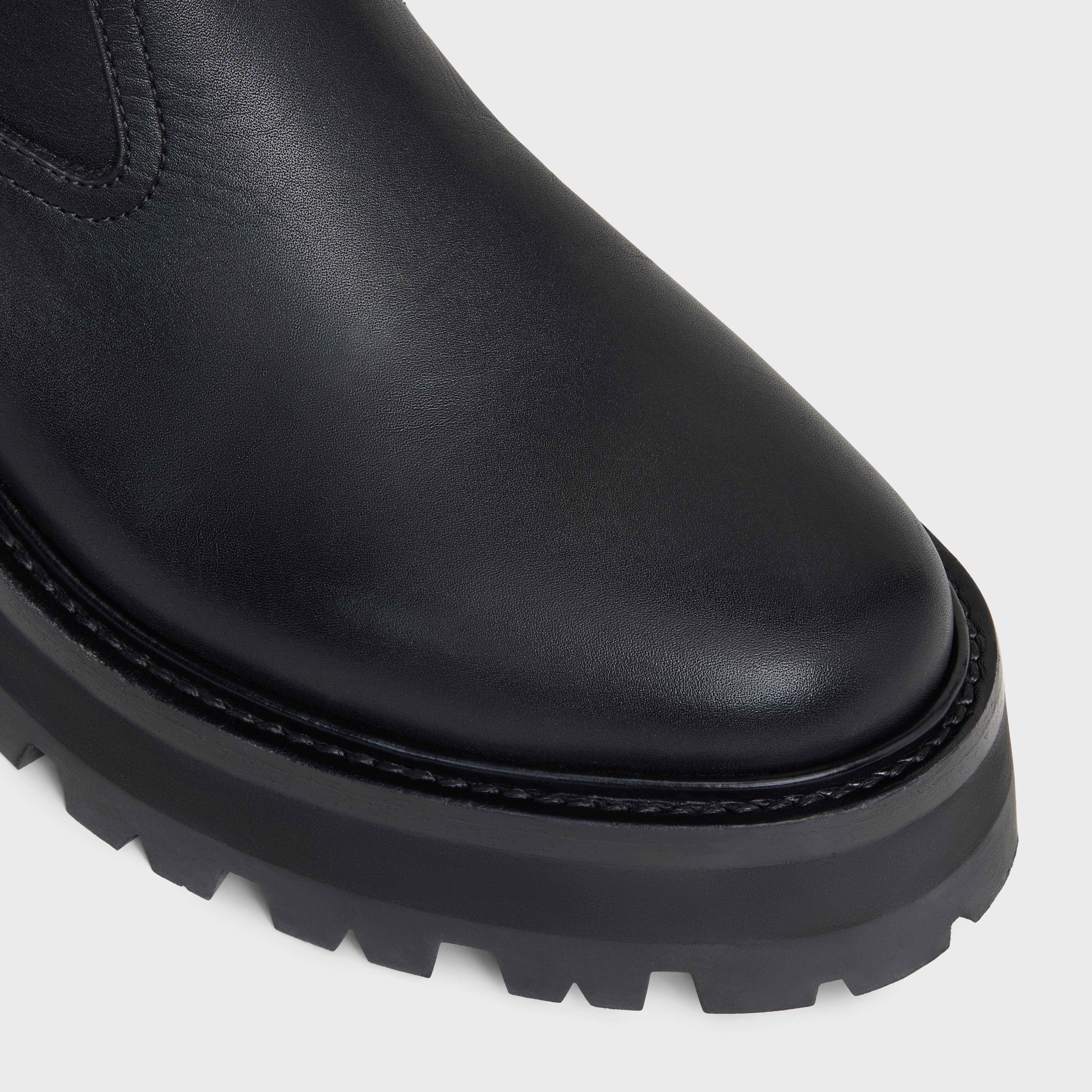 CELINE BULKY BUCKLED MEDIUM BOOT in Calfskin - 4