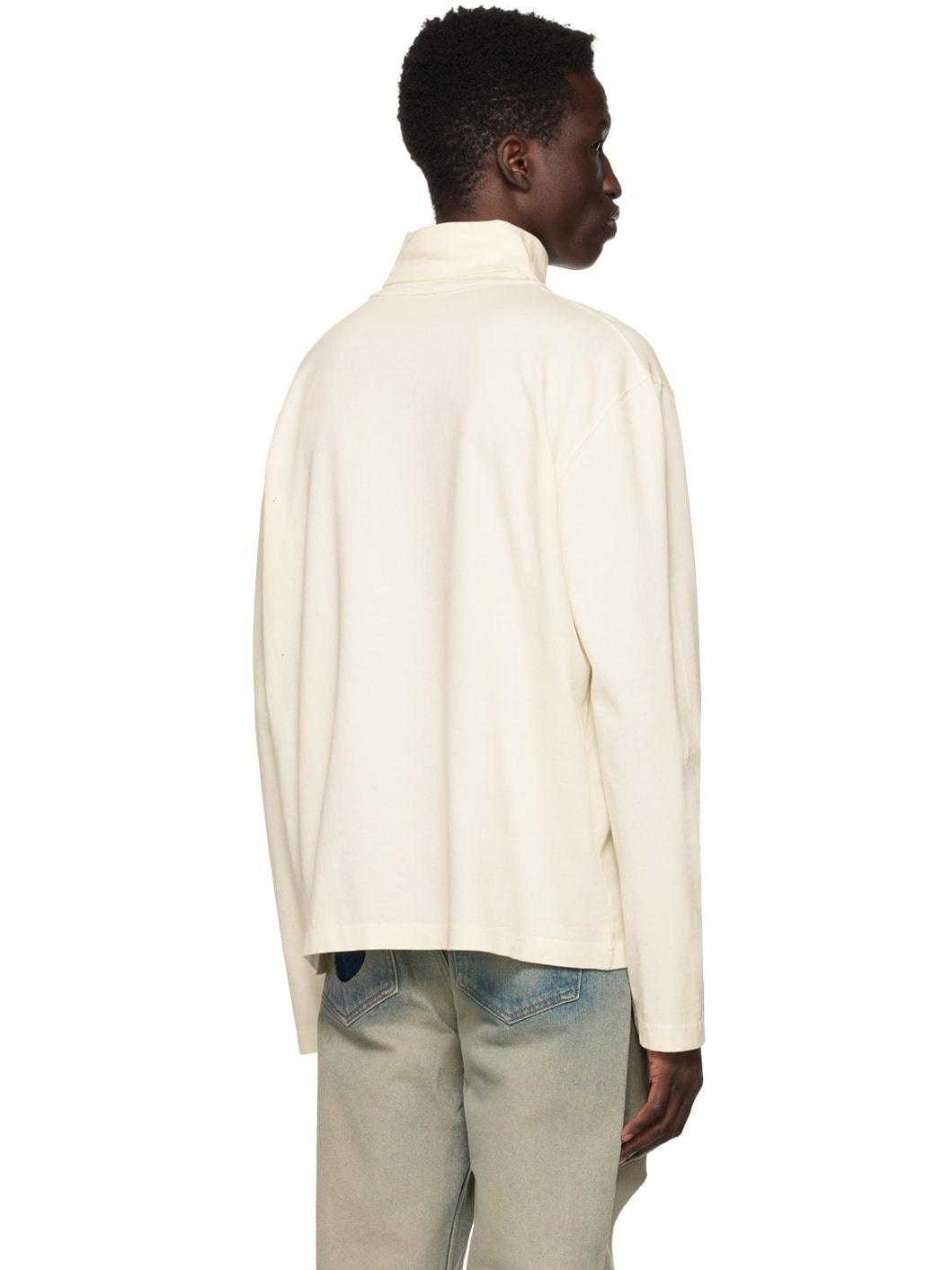 White 'HPNY' Long Sleeve T-Shirt - 3