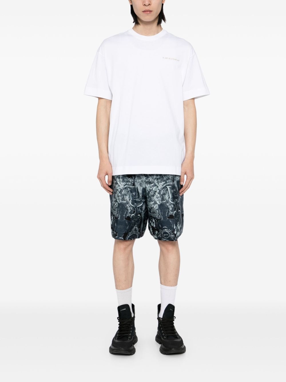 logo-embroidered T-shirt - 2