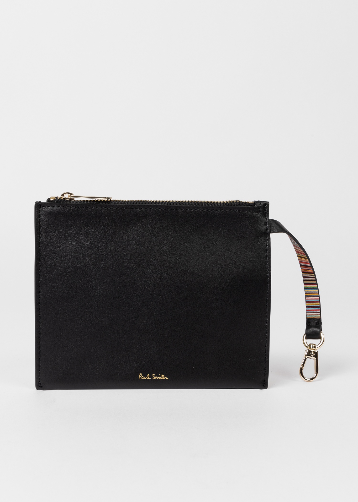 Leather 'Signature Stripe' Bucket Bag - 6