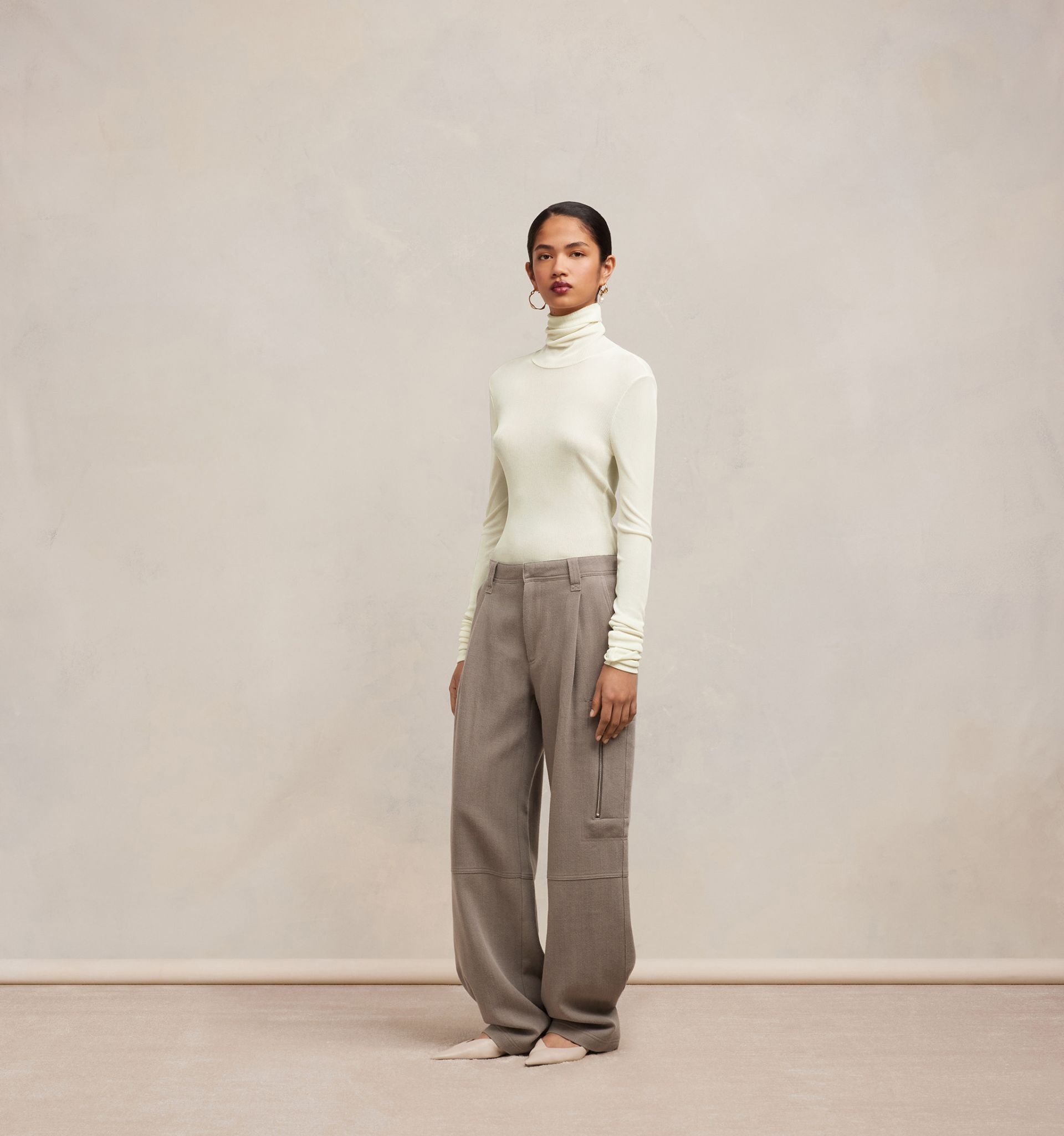 Turtleneck T-shirt - 4