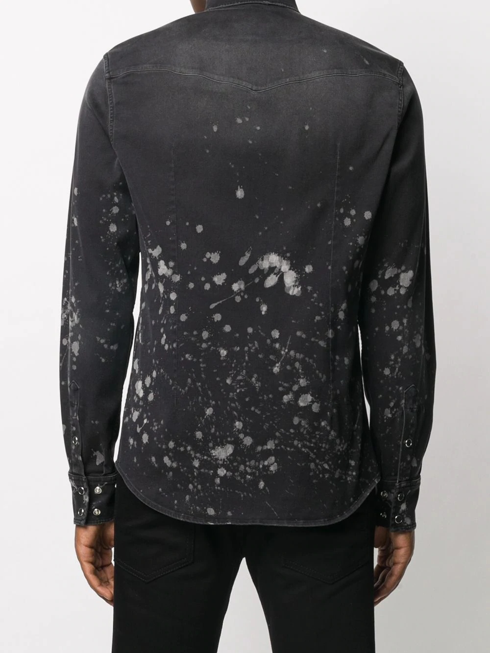 splatter effect shirt - 4