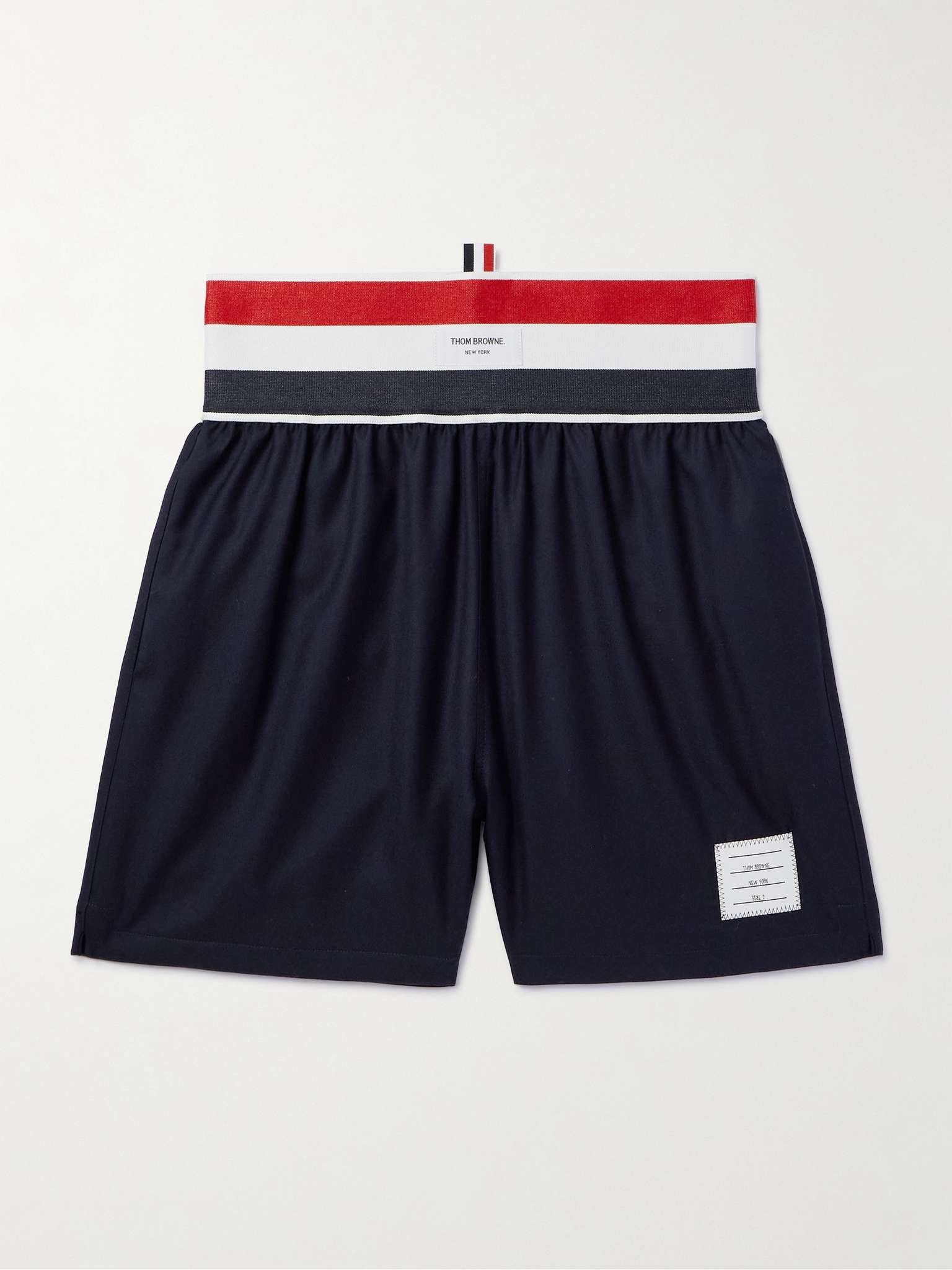 Striped Wool Shorts - 1