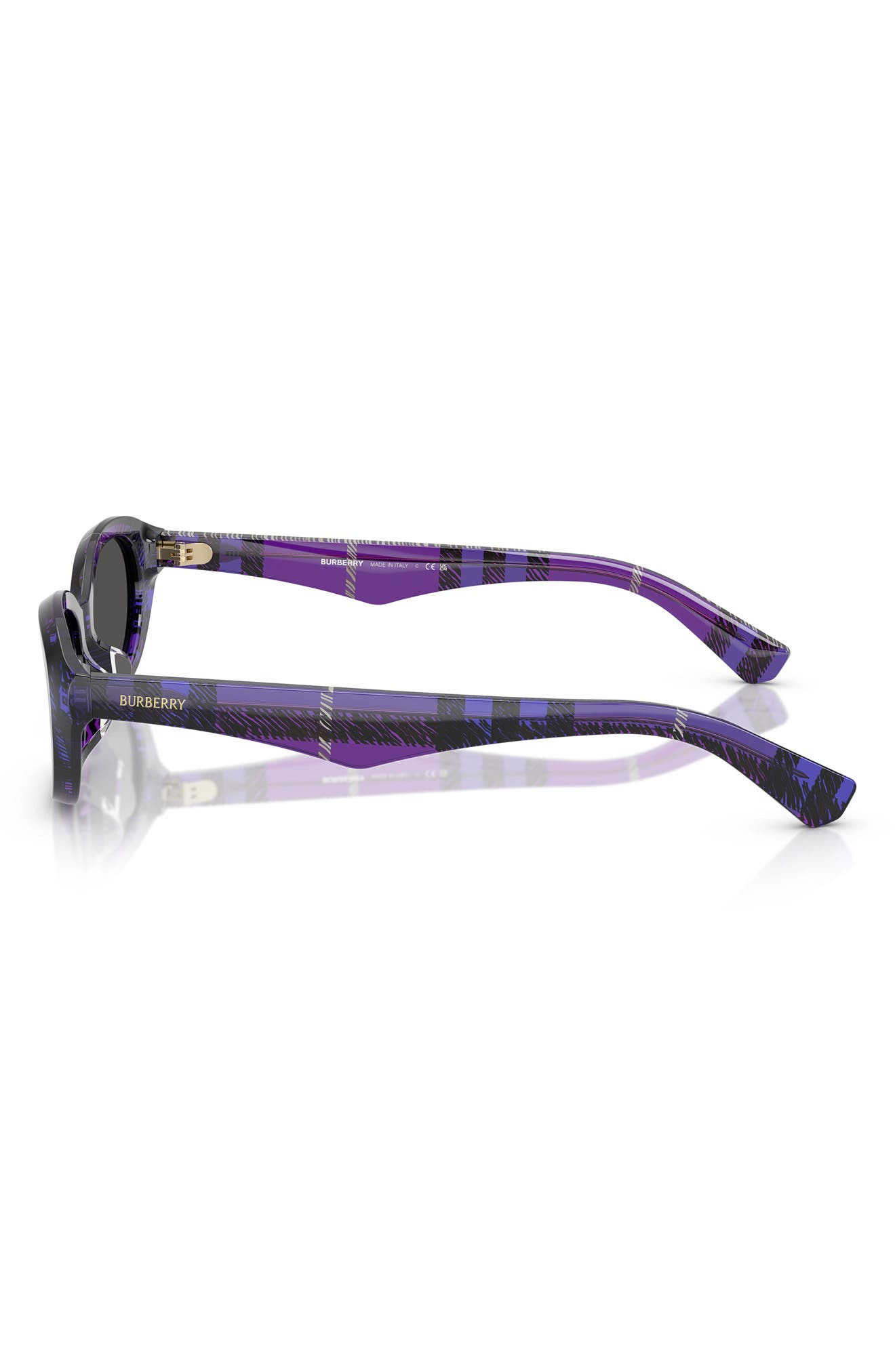burberry 55mm Oval Sunglasses in Dark Grey at Nordstrom - 3